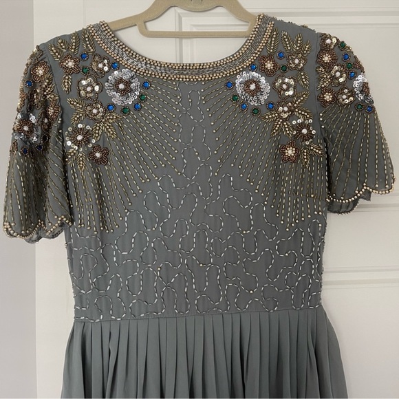 Embellished Maxi Occassion Dress - Picture 17 of 17